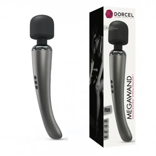 Фото Dorcel Вибратор MEGAWAND CHROME SILVER Dorcel