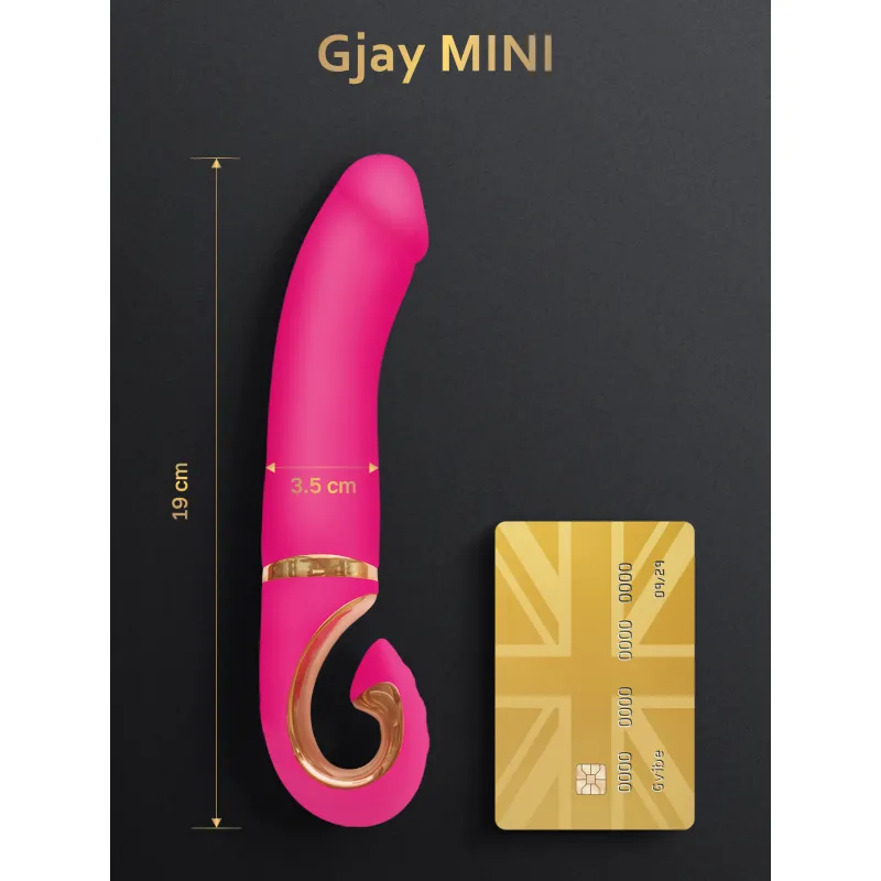 Фото Gvibe, Англия Gvibe Gjay Mini - Эргономичный вибратор из самого реалистичного материала, 19х3.5 см