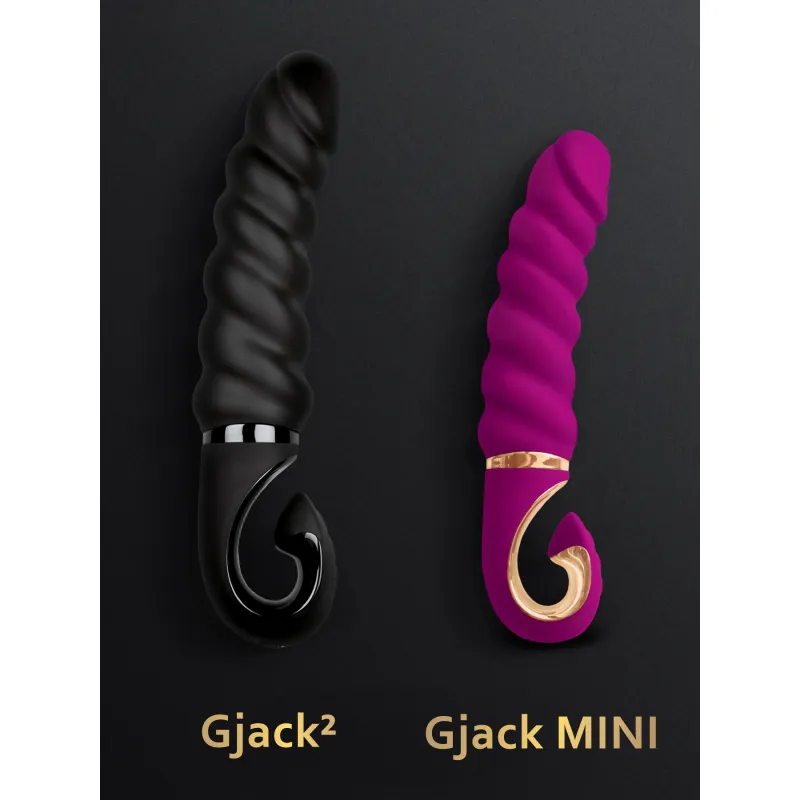 Фото Gvibe, Англия Gvibe Gjack 2 Mini - Анатомический витой вибратор, 19х3.5 см