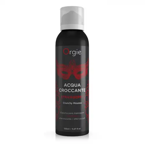 Изображение Orgie, Португалия Хрустящая пенка для массажа Orgie Acqua Croccante Strawberry 150 мл