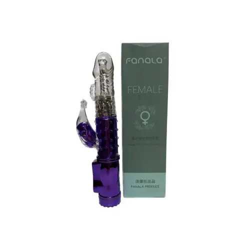 Фото Ningbo Jiuai Adult Products Co., Ltd., Китай Вибратор с клиторальным стимулятором Fanala, фиолетовый