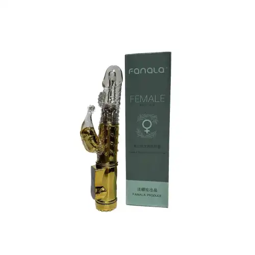 Изображение Ningbo Jiuai Adult Products Co., Ltd., Китай Вибратор с клиторальным стимулятором Fanala, золотой