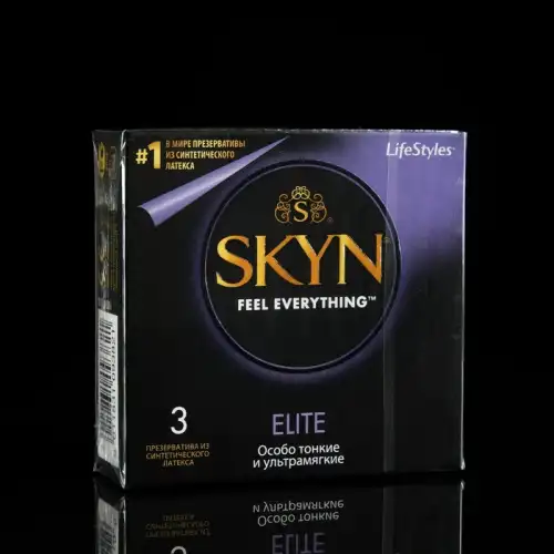 Skyn, Тайланд Презервативы SKYN Elite, особо тонкие, 3 шт. — купить в Минске Фото Skyn, Тайланд Презервативы SKYN Elite, особо тонкие, 3 шт.