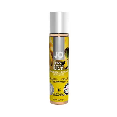 Изображение System JO, США Вкусовой лубрикант Банан / JO Flavored Banana Lick 1oz - 30 мл.
