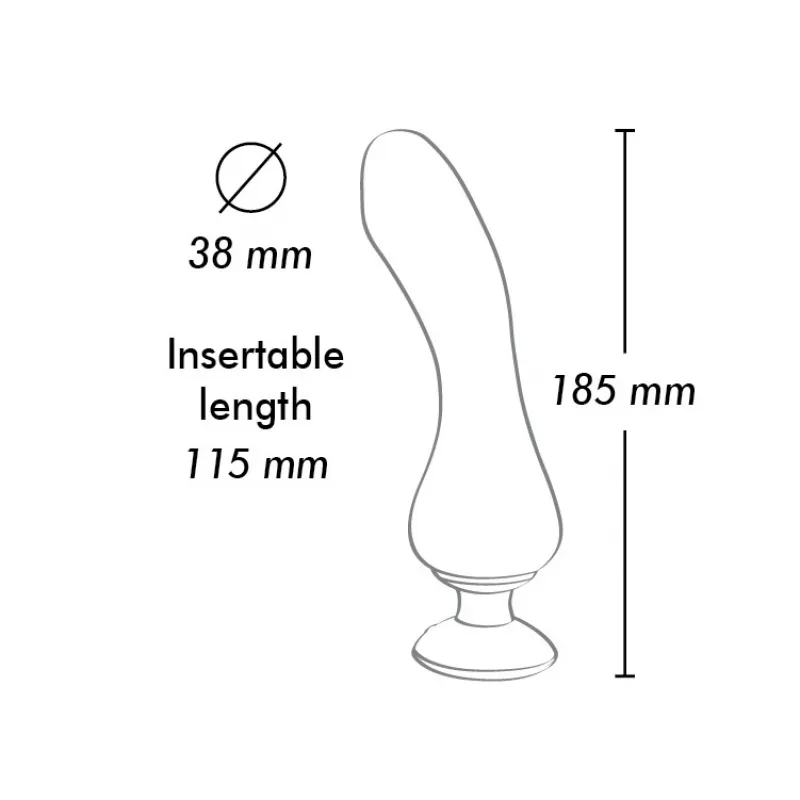 Фото Shunga toys, Канада Shunga SANYA Гибкий эргономичный вибростимулятор малинового цвета