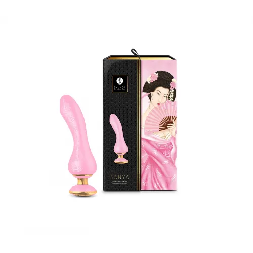 Изображение Shunga toys, Канада Shunga SANYA Гибкий эргономичный вибростимулятор розового цвета