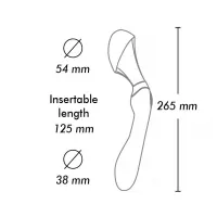 Изображение Shunga toys, Канада Shunga ZOA Универсальный гибкий вибростимулятор с мощным мотором малинового цвета