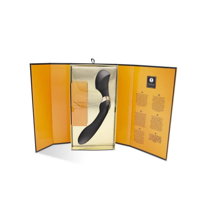 Фото Shunga toys, Канада Shunga ZOA Универсальный гибкий вибростимулятор с мощным мотором черного цвета