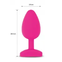 Фото Gvibe, Англия Gvibe Gplug Bioskin - Анатомическая анальная пробка,10.5 см (розовый)