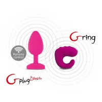 Фото Gvibe, Англия Gvibe Gplug Bioskin - Анатомическая анальная пробка,10.5 см (розовый)