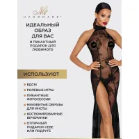Фото Noir Handmade, Польша Noir Handmade - Длинное платье из кружева, S (черный)
