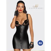 Изображение Noir Handmade, Польша Noir Handmade - Мини-платье с кружевной грудью и двусторонней молнией, S (черный)