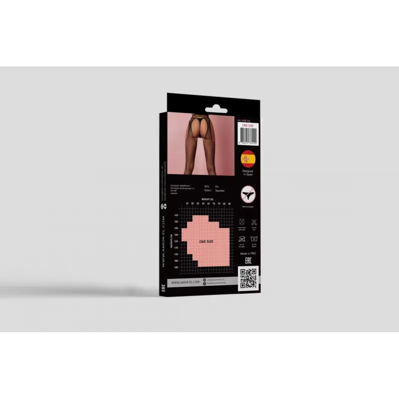 Фото Amor EL, Испания Чулки с поясом в стразах (S/L)