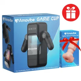 Инновационный робот-мастурбатор Amovibe Game Cup + вставка-рукав