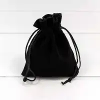 Изображение Адам и Ева Мешочки бархатные 10*12 класс Б Чёрный 1/50 1/2000