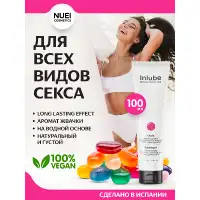 Изображение Nuei cosmetics, Испания Лубрикант Inlube Bubblegum Flavor Water Based Lubricant 100 ml