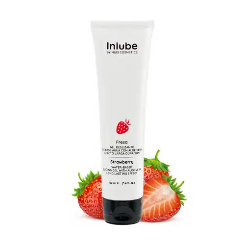 Фото Nuei cosmetics, Испания Лубрикант Nuei Water Base Lubricant Inlube Strawberry 100 ml