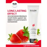Фото Nuei cosmetics, Испания Лубрикант Nuei Water Base Lubricant Inlube Strawberry 100 ml
