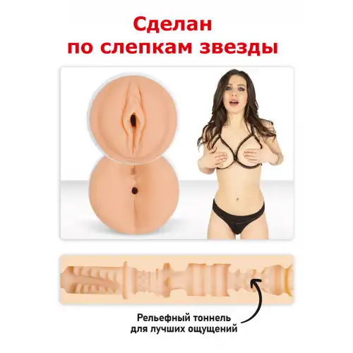 Изображение ФлешНаш ФлешНаш Элли Брилсен (Ангелина Дорошенкова) - Мастурбатор-копия вагины и попки с вибрацией
