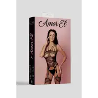 Amor EL, Испания Кетсьюит (боди-комбинезон) Agata S/L черный — купить в Минске Изображение Amor EL, Испания Кетсьюит (боди-комбинезон) Agata S/L черный