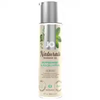 Фото System JO, США Массажное масло JO - Peppermint & Eucalyptus/Мята и эвкалипт 120 mL