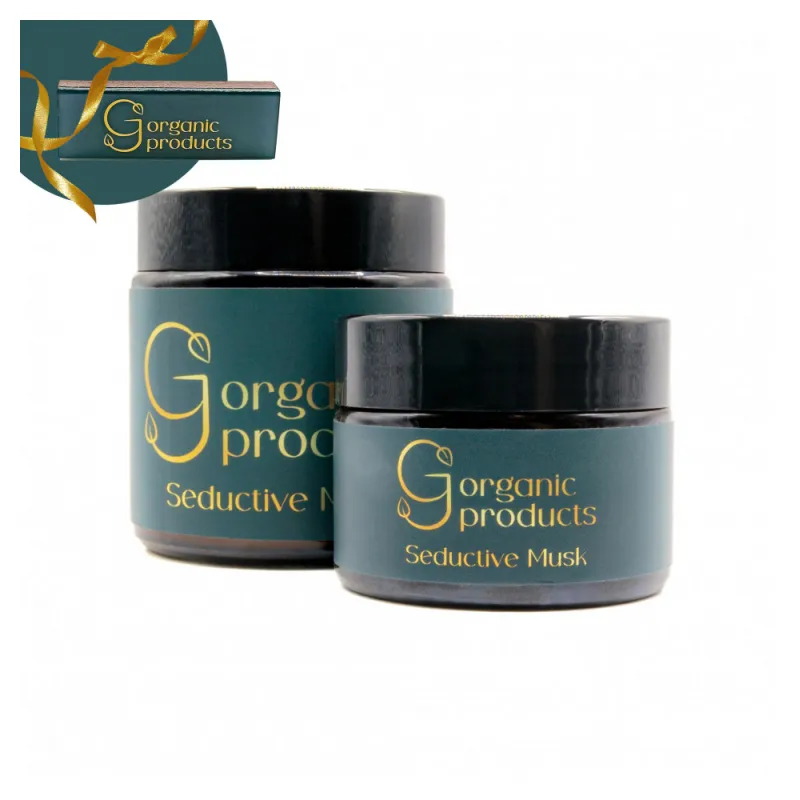 Изображение GJ organic Массажная свеча ручной работы Seductive Musk (100мл.)