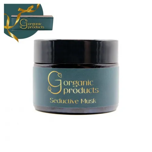 Изображение GJ organic Массажная свеча ручной работы Seductive Musk (50мл.)