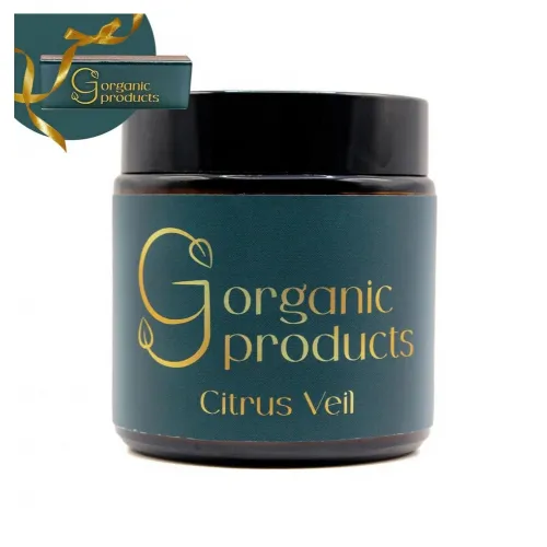 Изображение GJ organic Массажная свеча ручной работы Citrus Veil (100мл.)