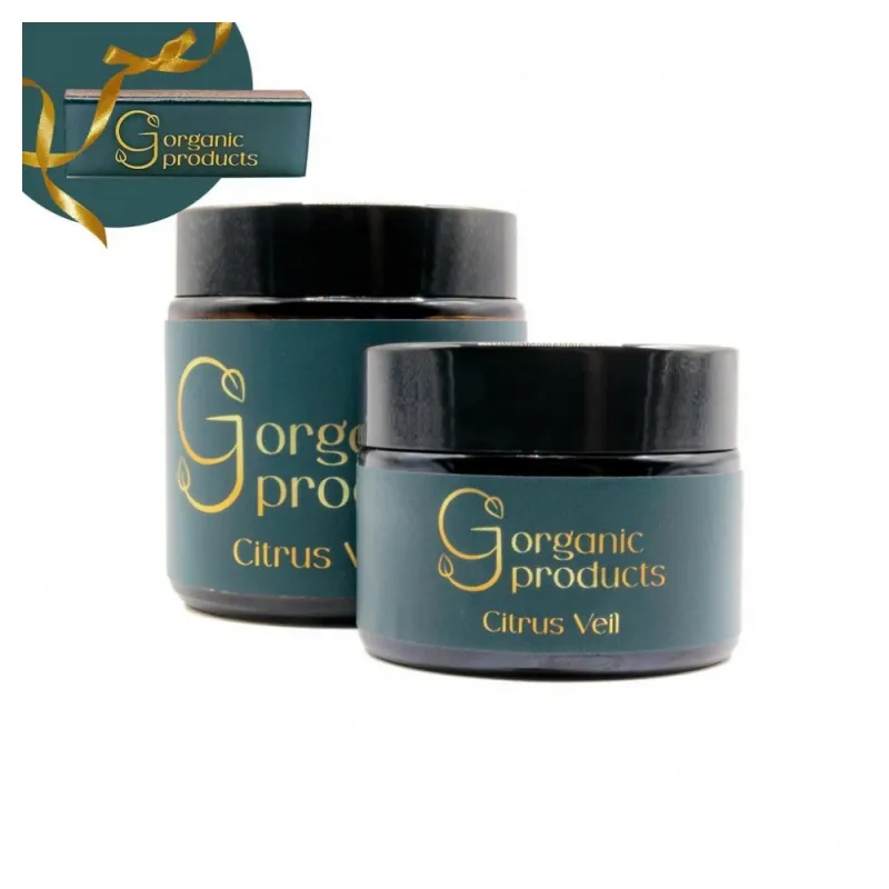 Изображение GJ organic Массажная свеча ручной работы Citrus Veil (100мл.)