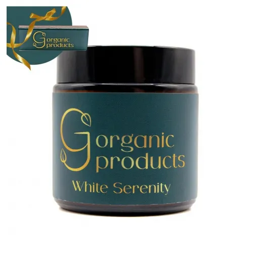 Изображение GJ organic Массажная свеча ручной работы White Serenity (100мл.)