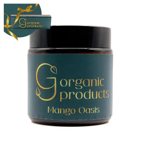 Изображение GJ organic Массажная свеча ручной работы Mango Oasis (100мл.)