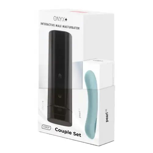 Изображение Kiiroo, Нидерланды Набор для секса на расстоянии: Kiiroo Onyx+ и Kiiroo Pearl2+, бирюзовый