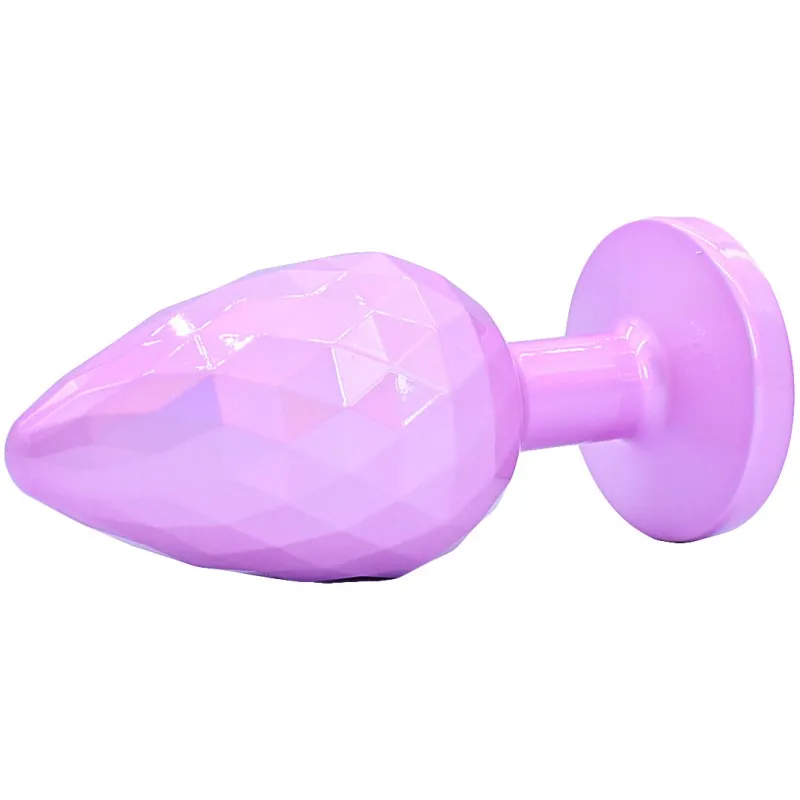 Фото Kanikule, Великобритания Розовая алюминивая текстурная анальная пробка Small