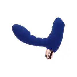 Toy Joy The Heroic P-Spot Buttplug вибромассажер простаты с дистанционным управлением, 11.5х3 см (синий)