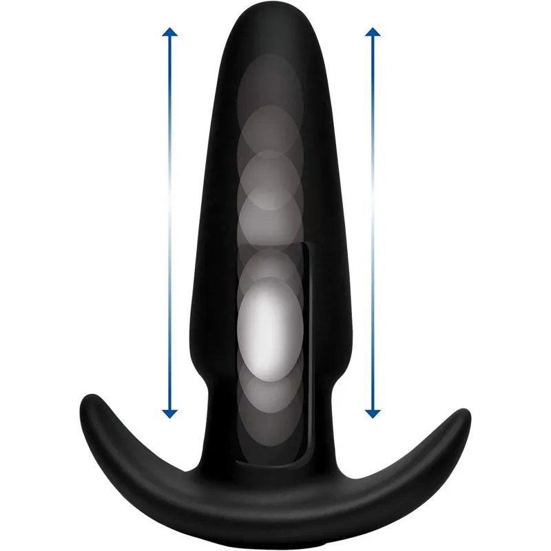 Фото  KineticThumping - Анальная пробка с толчковыми движениями, 13.3х4 см