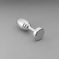 Изображение Doxy, Англия Втулка анальная Doxy Butt Plug Ribbed алюминий