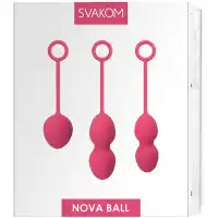 Изображение Svakom, США Вагинальные шарики Nova Plum Red со смещенным центром тяжести