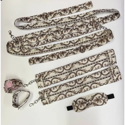 Изображение Адам и Ева Бондажный набор Тайны востока бежевого цвета