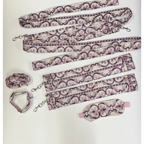 Фото Адам и Ева Бондажный набор Тайны востока фиолетового цвета