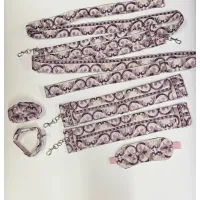 Фото Адам и Ева Бондажный набор Тайны востока фиолетового цвета