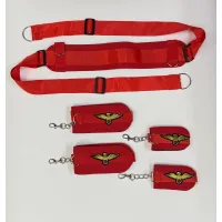 Фото Адам и Ева Бондажный набор Красный пилот