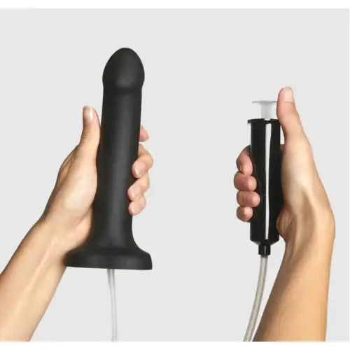 Strap-on-me Ремневой нереалистичный семяизвергающий страпон Strap-on-me, L, силикон, черный, 19,6 см — купить в Минске Фото Strap-on-me Ремневой нереалистичный семяизвергающий страпон Strap-on-me, L, силикон, черный, 19,6 см