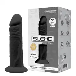 Фаллоимитатор SILEXD Model 4, черный, 17,7 см
