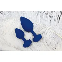Изображение Gvibe, Англия Анальная пробка с вибрацией Gvibe Gplug S, 8х2.8 см (Синяя)