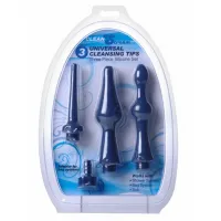 Фото  CleanStream - комплект универсальных насадок для анального душа, 3 шт