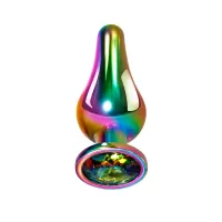 Фото  RAINBOW METAL PLUG SMALL Радужная анальная пробка малая