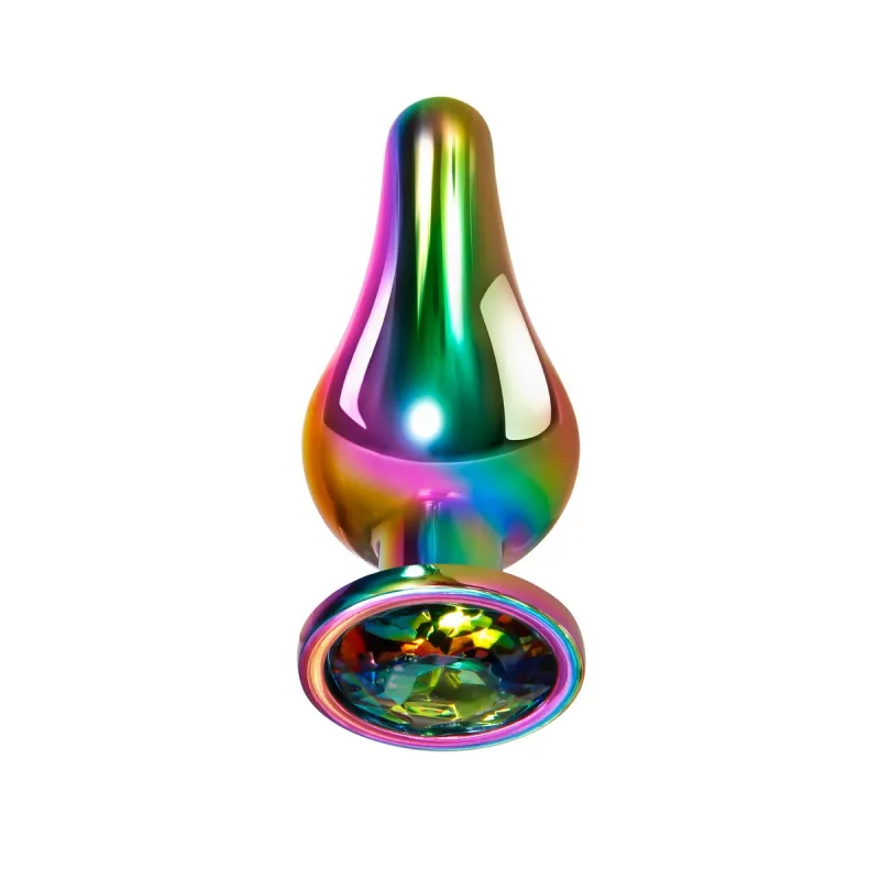 Фото  RAINBOW METAL PLUG SMALL Радужная анальная пробка малая