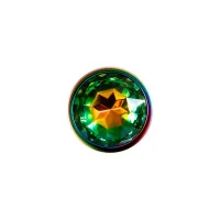 Фото  RAINBOW METAL PLUG SMALL Радужная анальная пробка малая