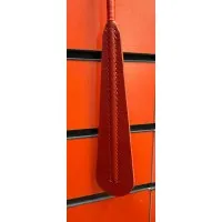 Адам и Ева Стек контурный ручной работы из натуральной кожи красного цвета 50см.