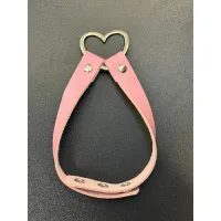 Адам и Ева Чокер розовый сердечко